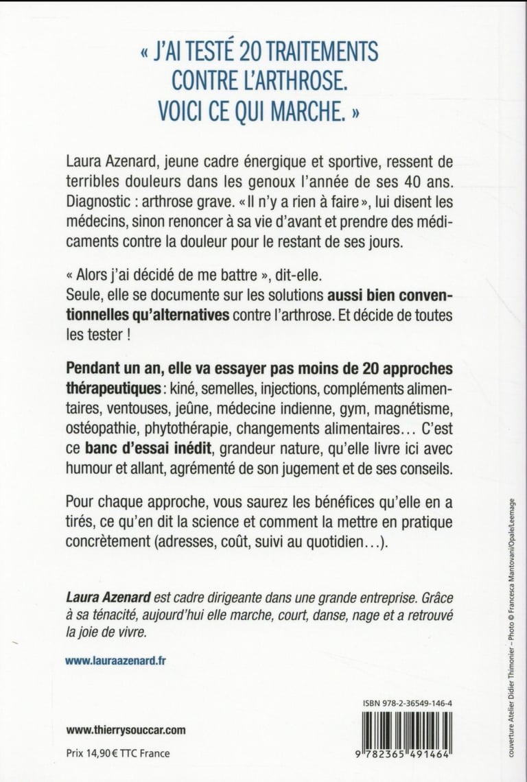 Comment J Ai Vaincu L Arthrose Pdf Gratuit Voici comment j'ai vaincu l'arthrose - en un an j'ai tout testé pour ne  plus souffir et j'ai réussi ! : Laura Azenard - 2365491464 - Livre  Bien-Etre | Cultura