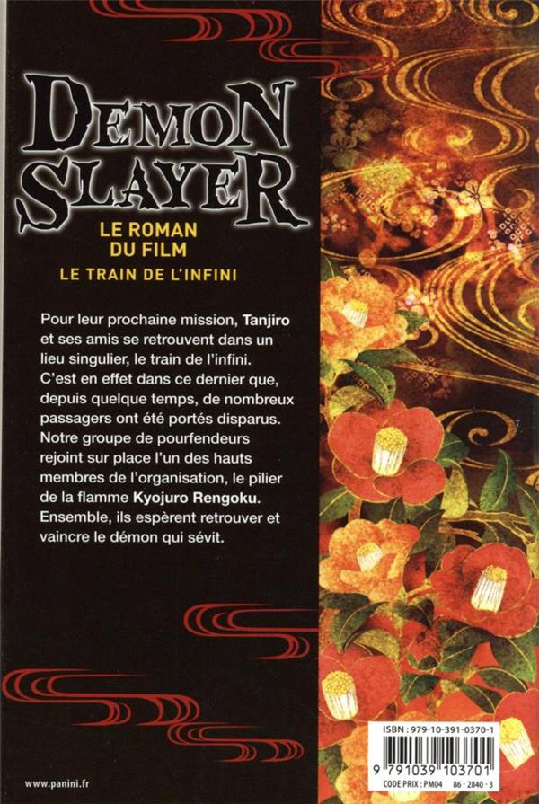 Demon slayer : le train de l'infini : le roman du film : Koyoharu Gotôge -  Mangas Shonen | Cultura