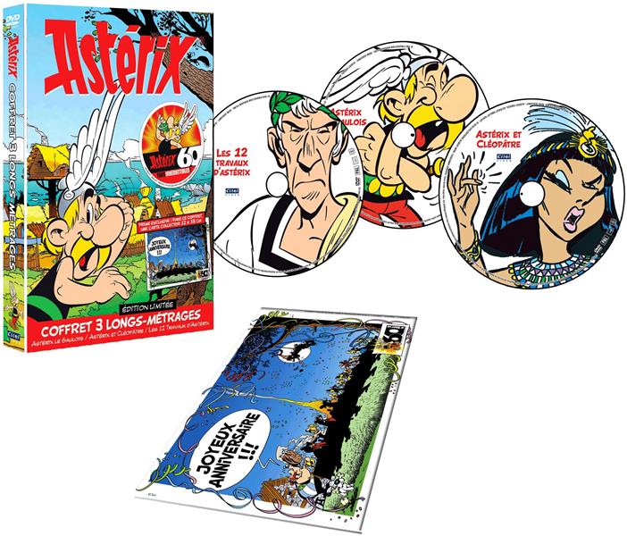 Asterix Asterix Le Gaulois Asterix Et Cleopatre Les 12 Travaux D Asterix Dessins Animes Films Et Dessins Animes Cultura