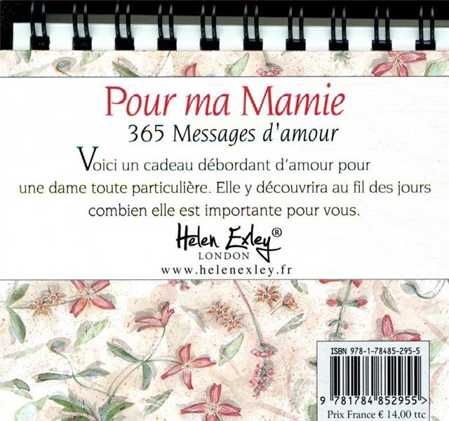 Pour Ma Mamie 365 Messages D Amour Helen Exley Livres De Bien Etre Cultura