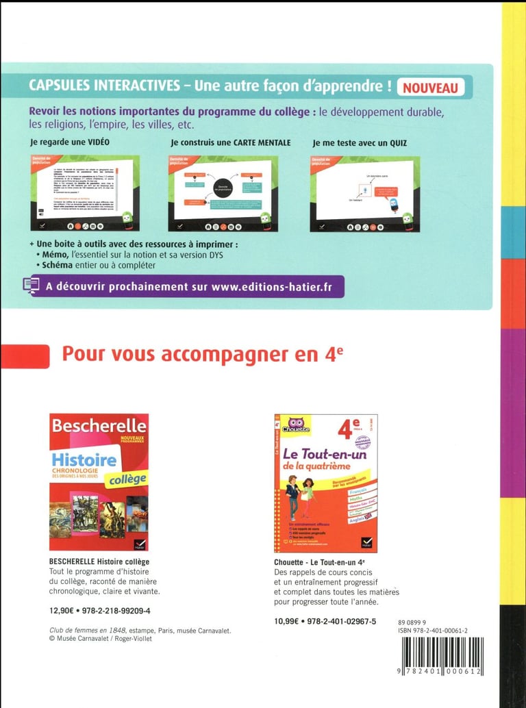 Fiche D activité Histoire 4eme Corrigé Histoire-géographie-EMC - 4e - fiches d'activités : David Roussy,Philippe  Tissot,Jean-Claude Martinez,Corinne Chastrusse - 2401000615 - Manuels  scolaires | Cultura