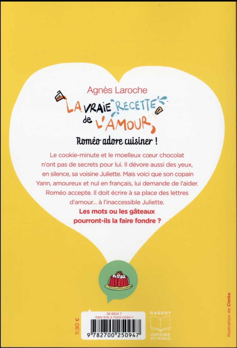 La Vraie Recette De L Amour Agnes Laroche x Romans Pour Enfants Des 9 Ans Livres Pour Enfants Des 9 Ans Cultura