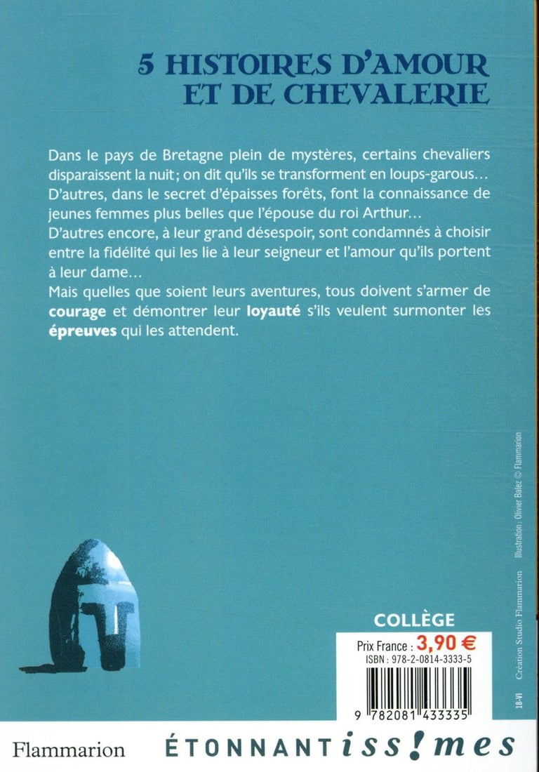 Cinq Histoires D Amour Et De Chevalerie Cinq histoires d'amour et de chevalerie : Collectif - 2081433338 | Cultura