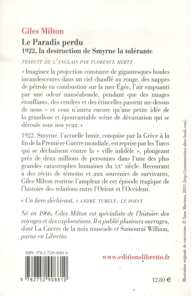 Le paradis perdu Giles Milton 2752908814 Cultura