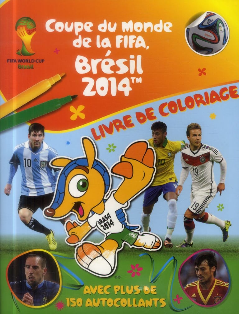 Coupe du monde de la fifa brésil 2014 livre de coloriage Emily