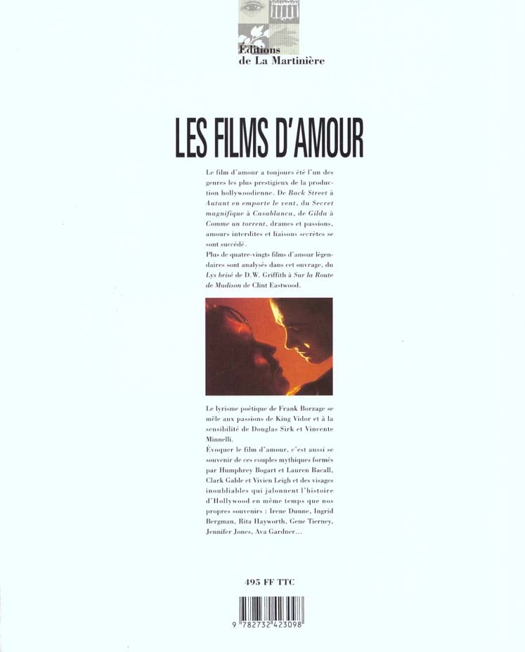 Les Films D Amour Patrick Brion Cinema Television Livres D Art Cultura