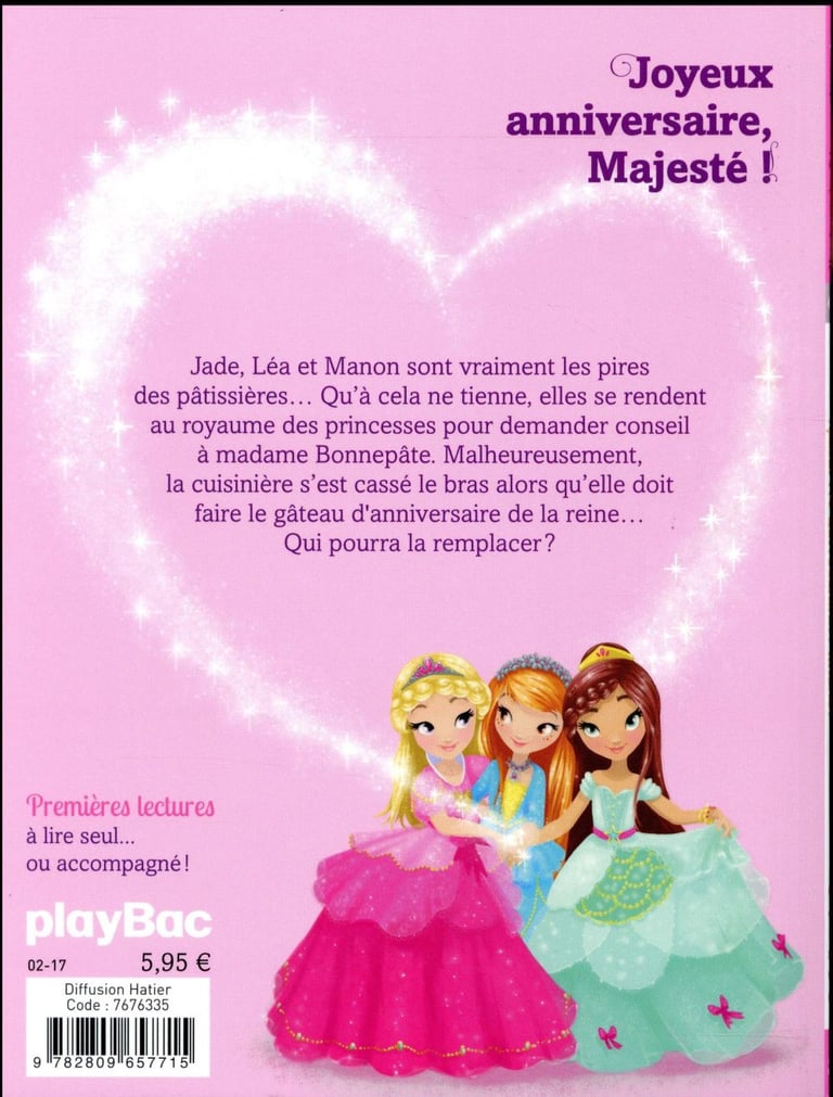 Une Deux Trois Princesses T 8 Joyeux Anniversaire Majeste Livres Pour Enfants Des 3 Ans Cultura