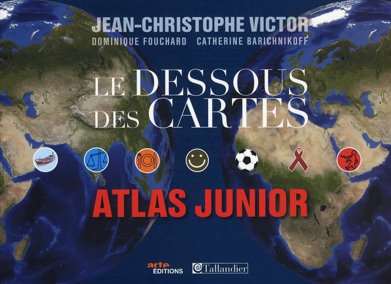 Le dessous des cartes - atlas junior : Jean-Christophe Victor,Dominique