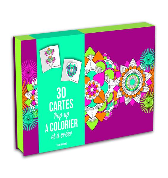 30 Cartes Pop Ups A Colorier Et A Creer Lisa Magano Cultura