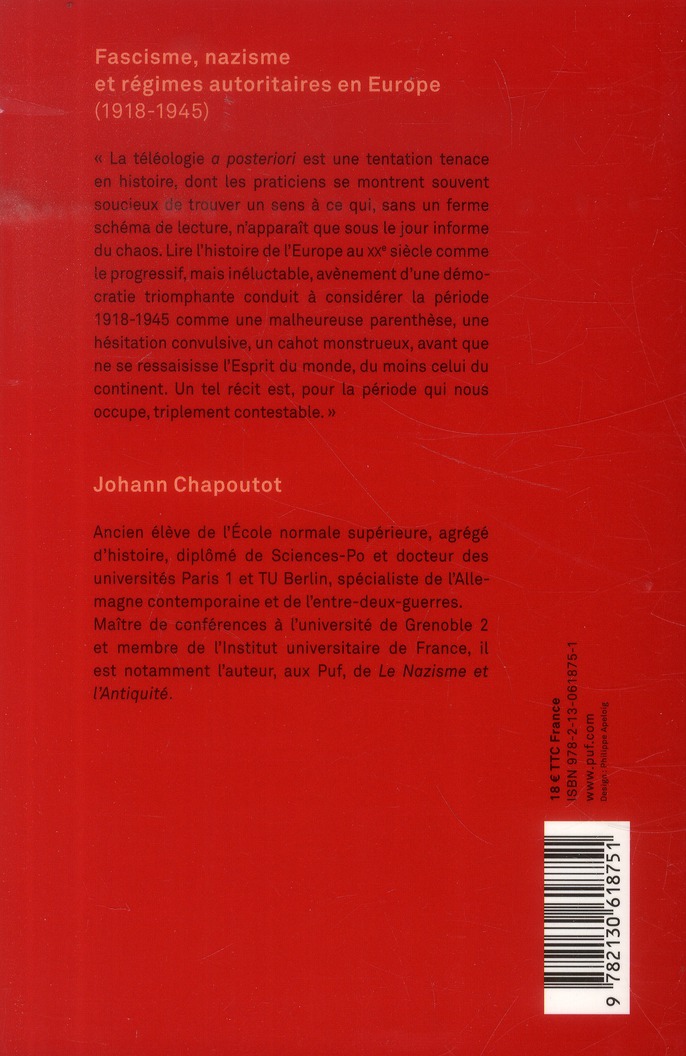 Fascisme, nazisme et régimes autoritaires en europe (1918-1945 ...