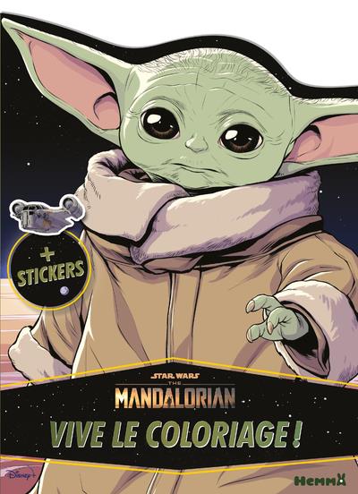 Disney Star Wars The Mandalorian Vive Le Coloriage Personnage Bebe Yoda Collectif Livres Jeux Et D Activites Cultura