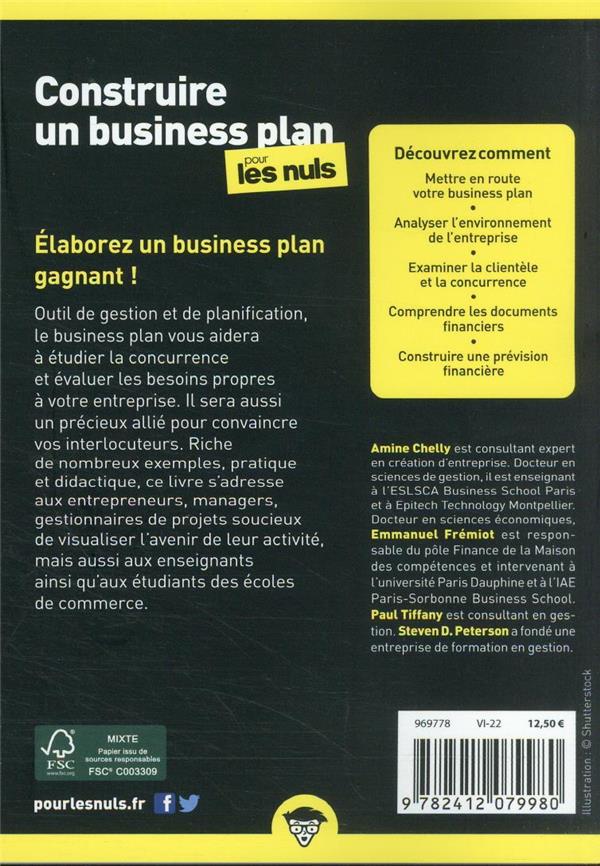 livre sur le business plan