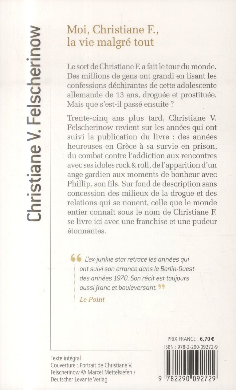 moi christiane f 13 ans droguée prostituée dvd