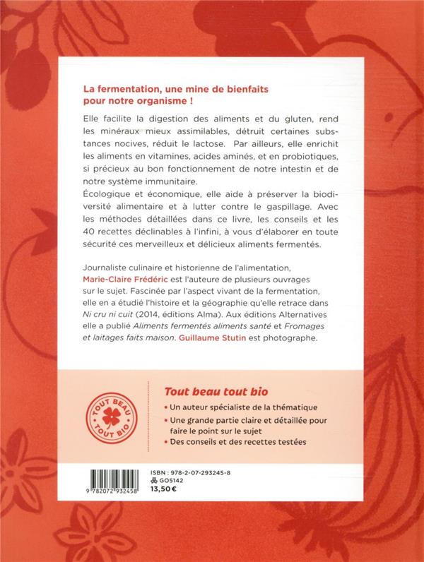 Aliments Fermentes Aliments Sante Methodes Conseils Et Recettes Marie Claire Frederic Livres De Cuisine Salee Cultura