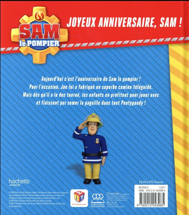 Sam Le Pompier Joyeux Anniversaire Sam Collectif Livres Sur Les Emotions Des 3 Ans Histoires Pour Enfants Des 3 Ans Livres Pour Enfants Des 3 Ans Cultura