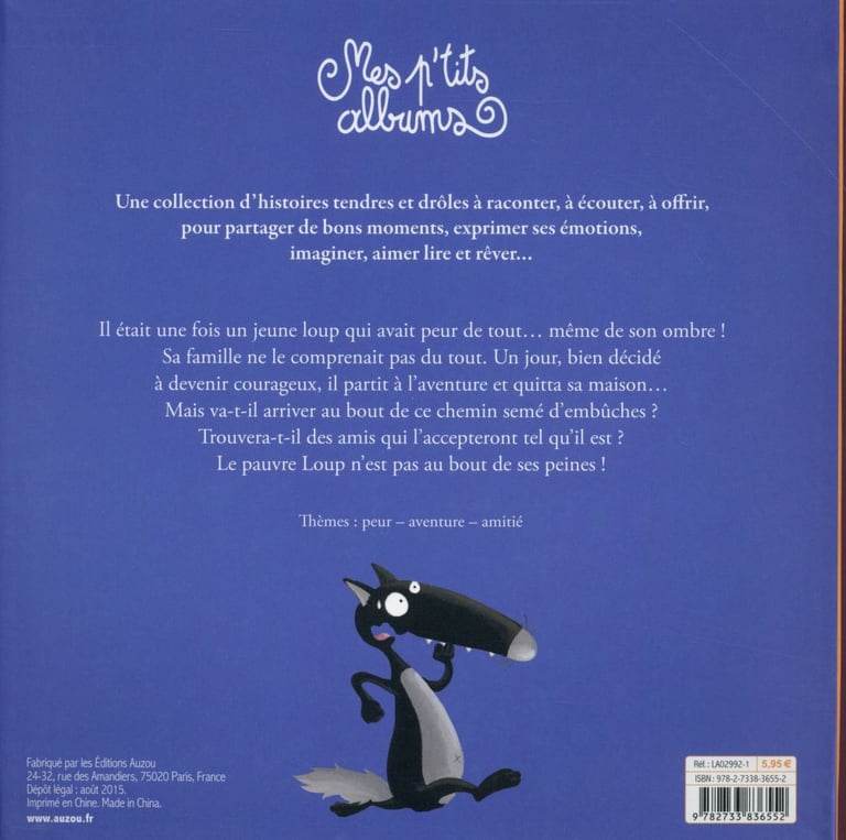 Le Loup Qui Avait Peur De Son Ombre Orianne Lallemand Livres Sur Les Emotions Pour Enfants Livres D Eveil Pour Bebes Livres Pour Bebes Et Tout Petits Cultura