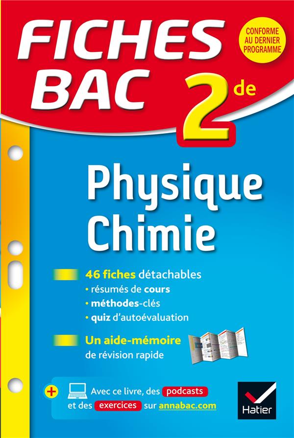 Fiches Bac T.23 - Physique - Chimie - 2nde : Patrice Brossart ...