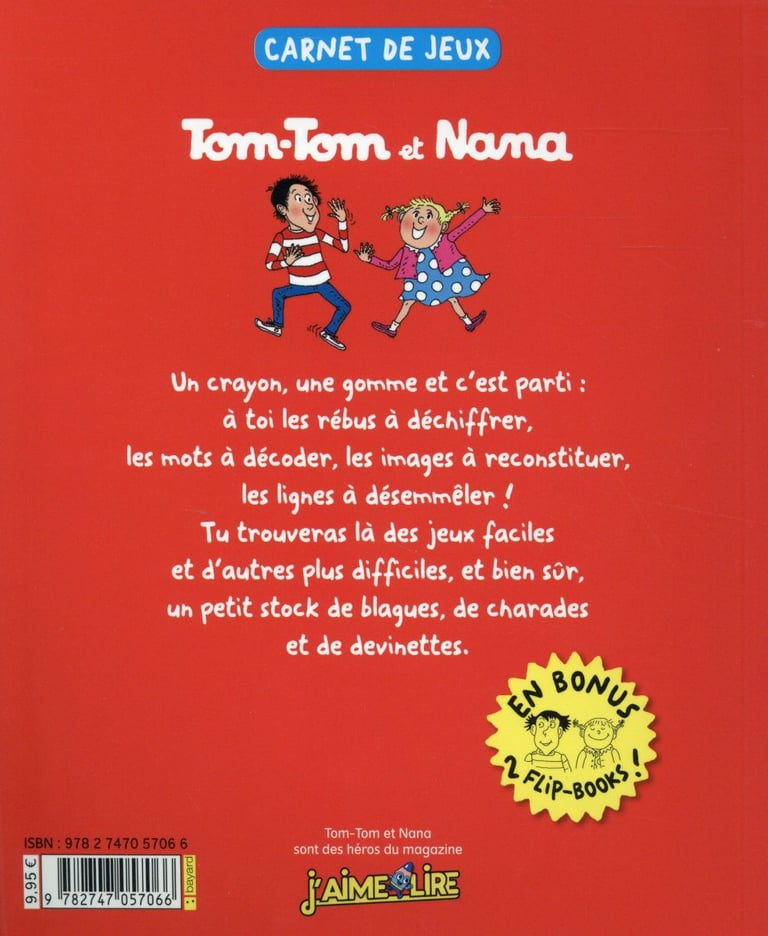 Tomtom et nana de jeux rébus, blagues et compagnie