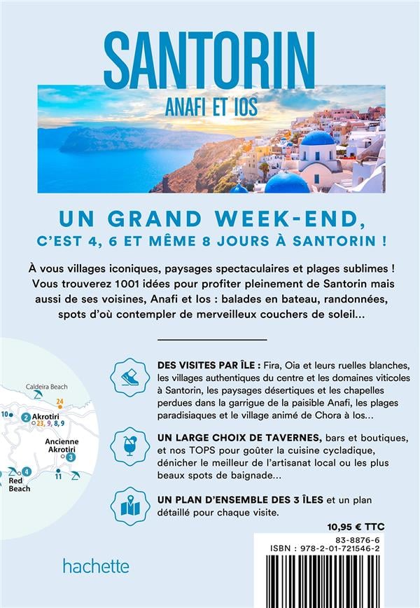 Un grand week-end : Santorin, Anafi, Ios : Collectif - 2017215465