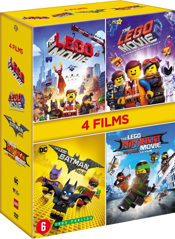La Grande Aventure Lego 1 & 2 + Lego Ninjago : Le Film + Lego Batman, le  film - Jeunesse - famille - DVD | Cultura