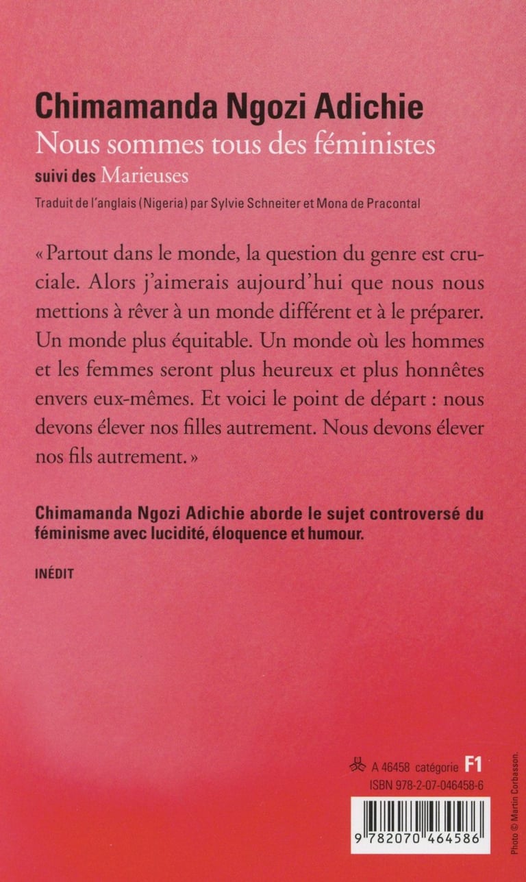 Nous Sommes Tous Des Féministes Ebook Gratuit Nous sommes tous des féministes : Chimamanda Ngozi Adichie - 207046458X -  Livres de poche | Cultura