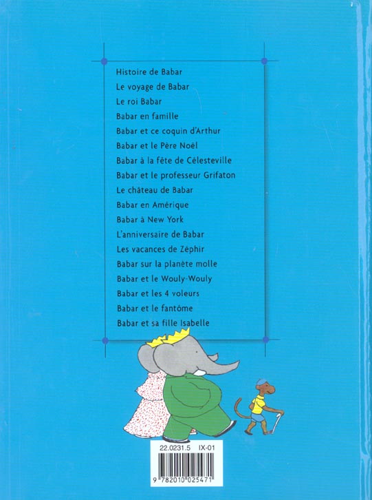 フランス語 ぞうのババール L'anniversaire de BABAR 絵本 - 洋書