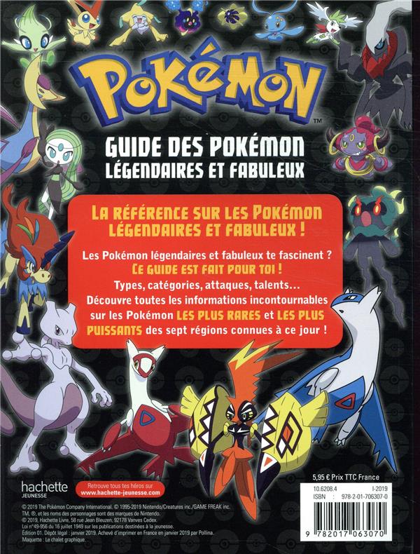Pokemon Guide Des Pokemon Legendaires Et Fabuleux Collectif x Livres Jeux Et D Activites Cultura
