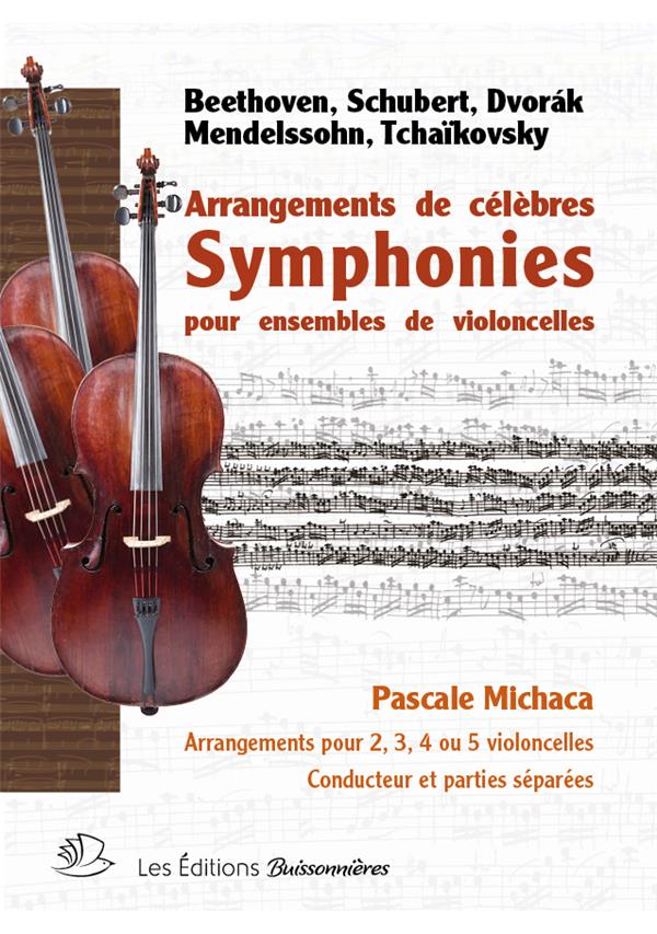 Arrangement de célèbres symphonies pour ensemble de violoncelles