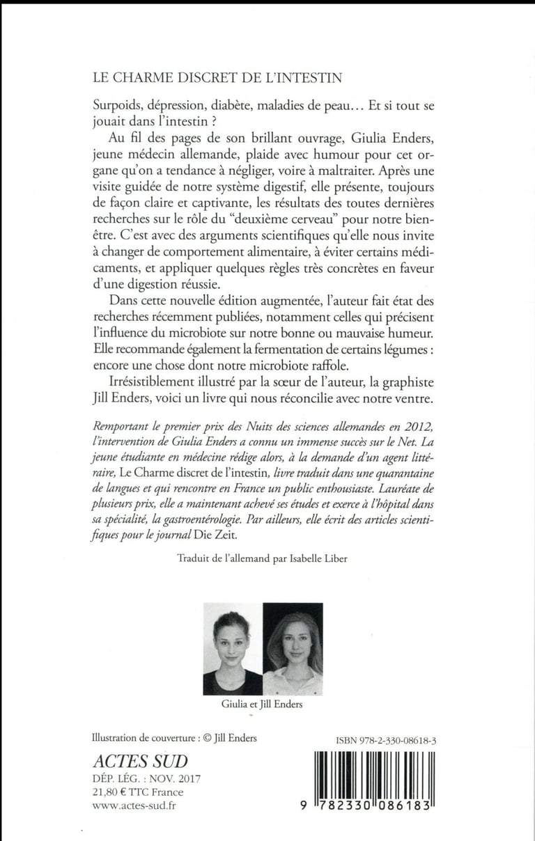 Le Charme Discret De L Intestin Poche Le charme discret de l'intestin : tout sur un organe mal aimé... : Giulia  Enders - 2330086180 - Livre Médecine et Paramédical | Cultura