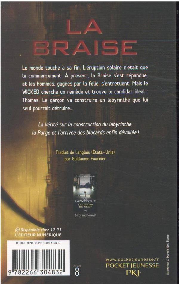 Avant le labyrinthe t.5 la braise James Dashner 2266304836 Romans Livres dès 12 ans