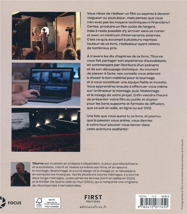 Réaliser son film de A à Z Tiburce 2412077452 Livre Informatique Cultura
