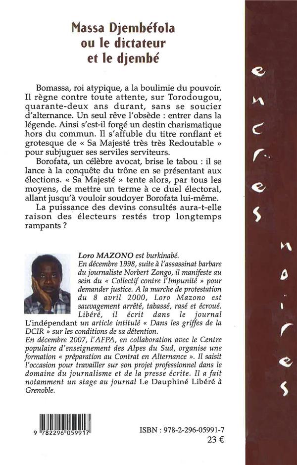 Massa djembefola ou le dictateur et le djembé Loro Mazono