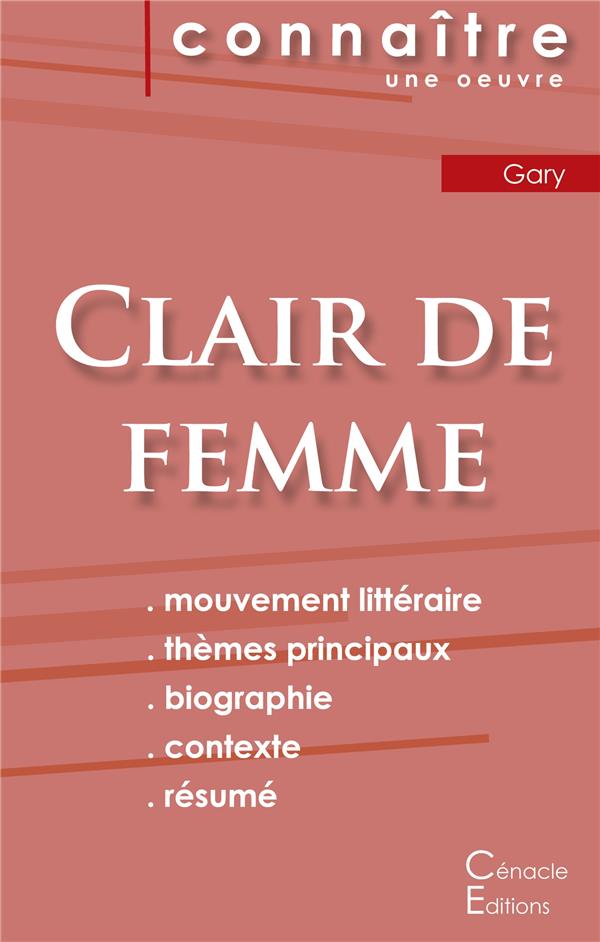 Clair de femme, de romain gary Collectif 2367889589 Classiques scolaires Cultura
