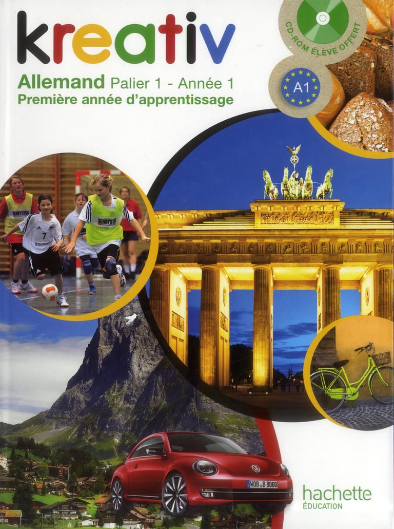 Kreativ Allemand Palier 1 Annee 2 KREATIV : allemand - année 1 palier 1 - livre de l'élève : Katrin Goldmann  - 2011256712 - Manuels scolaires | Cultura
