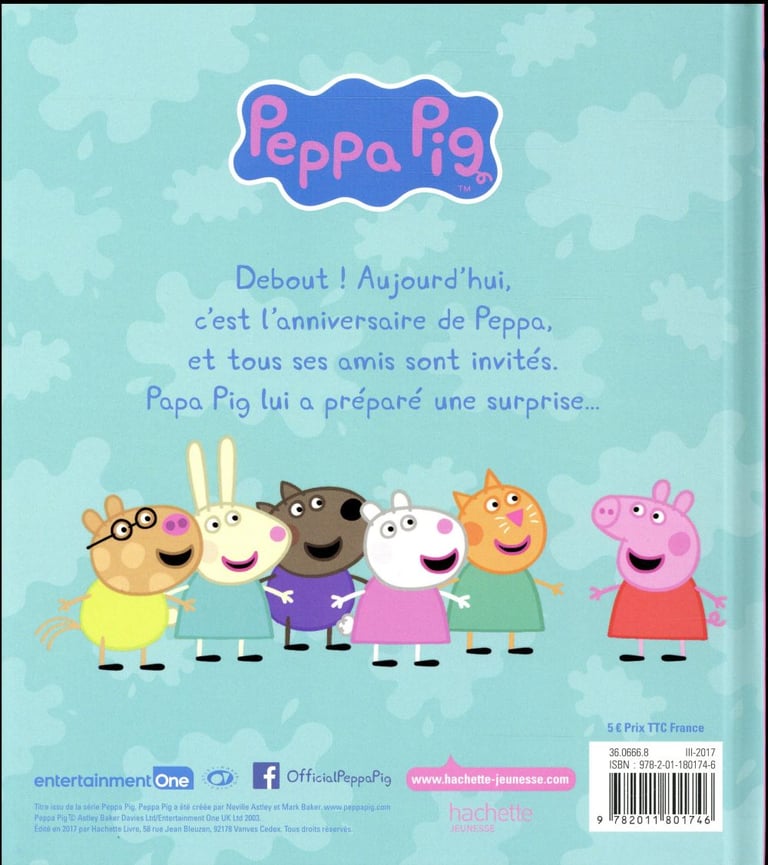 Peppa Pig L Anniversaire De Peppa Collectif Livres Pour Enfants Des 3 Ans Cultura