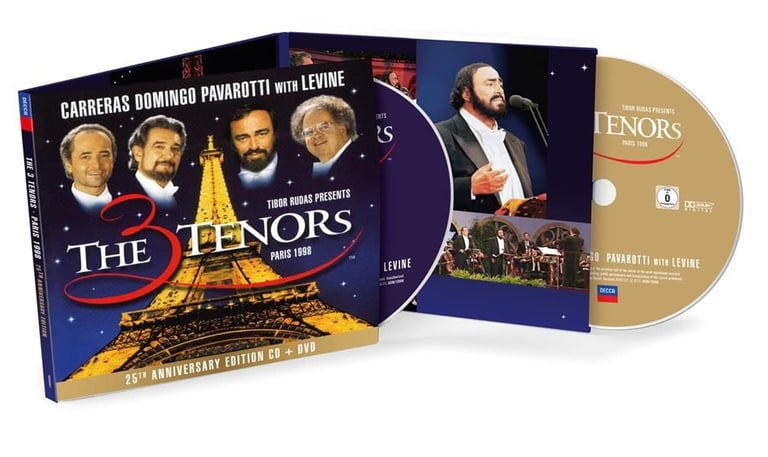 The Three Tenors - Paris 1998 - 25th Anniversary Edition : Placido