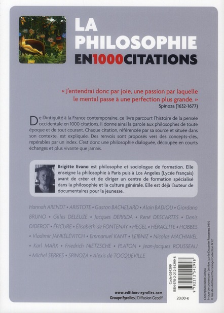 La Philosophie En 1000 Citations Brigitte Evano Philosophie Sciences Humaines Cultura