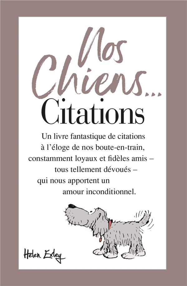 Citations Sur Les Chiens Helen Exley x Livres Sur Les Animaux Cultura