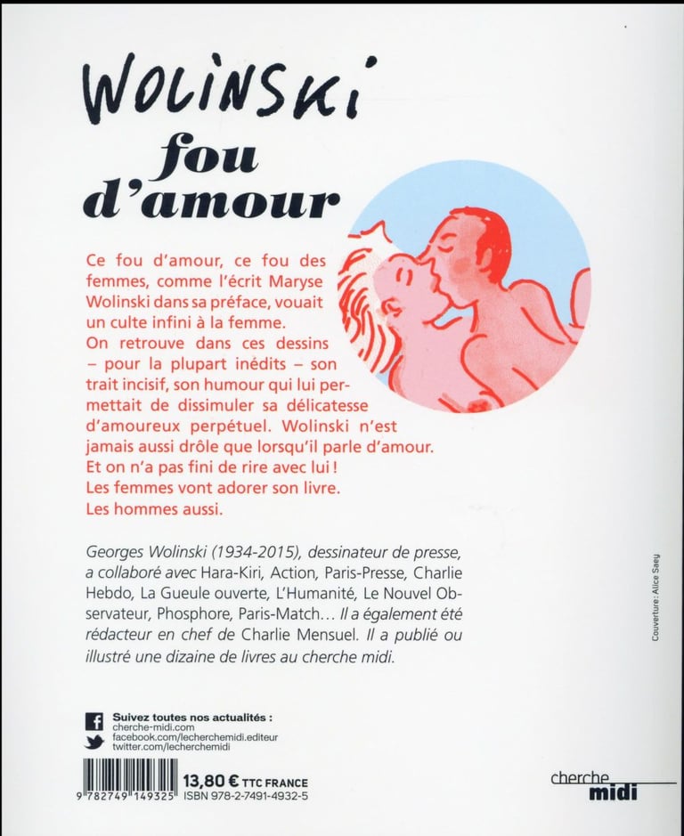 Fou D Amour Georges Wolinski Humour Cultura