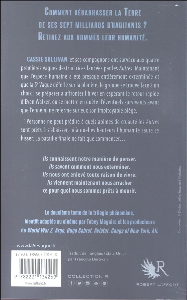La 5eme Vague 2 Streaming Vf La 5ème vague t.2 - la mer infinie : Rick Yancey - 2221134265 - Romans de  Sciences-Fiction - Livres dès 12 ans - Romans - Livres dès 12 ans - Livres  pour enfants dès 12 ans | Cultura