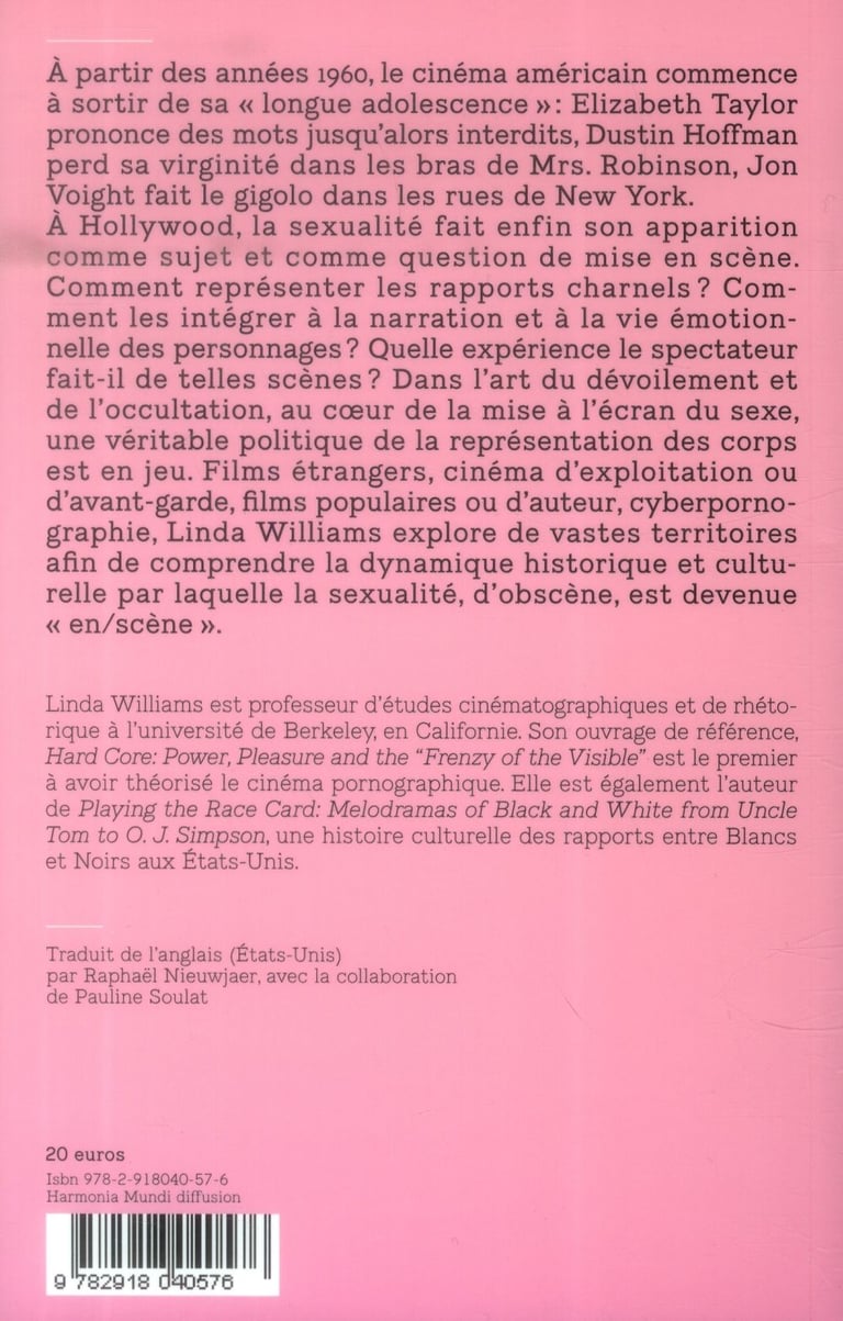 Screening sex une histoire de la sexualité sur les écrans américains