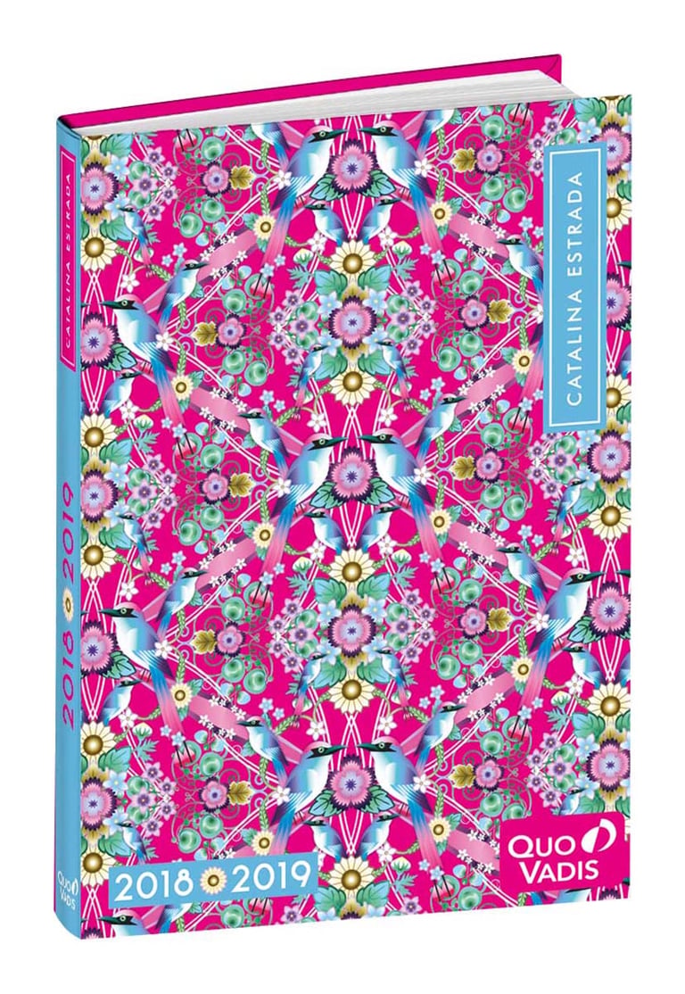 Agenda Scolaire Quo Vadis 2025-2026 - Journalier, Format 12x17 Cm - Couverture Isis Multicolore