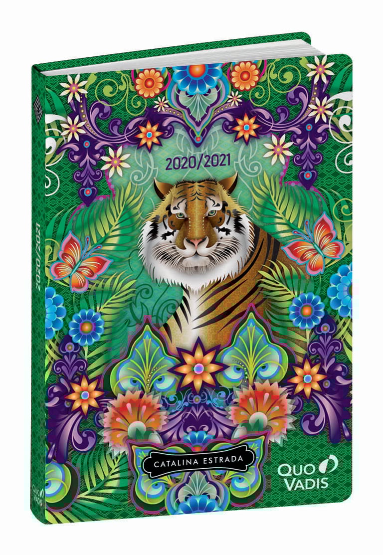 Agenda scolaire journalier 2020/2021 Catalina Estrada 12 x 17 cm