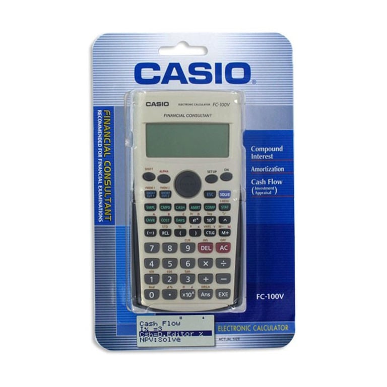Calculatrice financière Casio - Etudes FC 100V - Calculatrices | Cultura