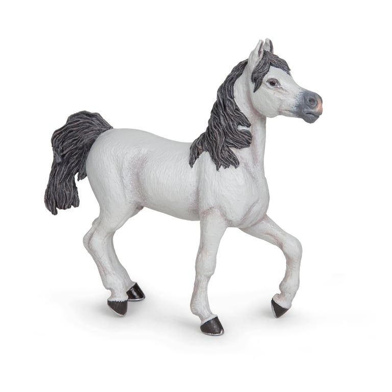 Figurine Royal Doulton Cheval Blanc Jeune Esprit - Ornement En Céramique Vintage Angleterre