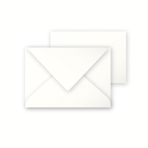 WANDERINGS Faites Main Ivoire Á Bords Enveloppes Frangés - 11 X 16 Cm