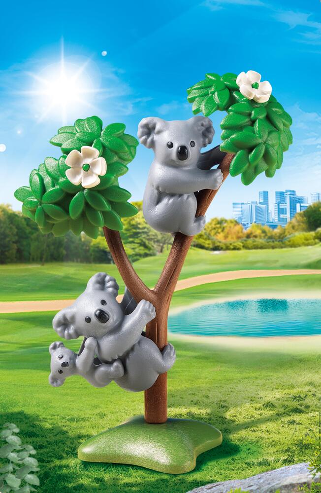 Couple De Koalas Avec Bebe Jeux D Imagination Cultura