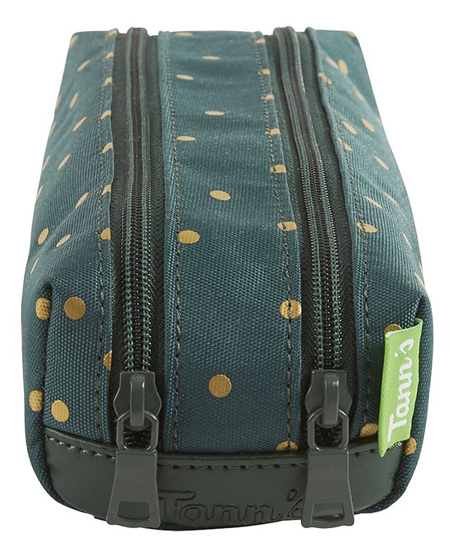 Trousse Tann's - Les Fantaisies Regent Street - 2 compartiments - Rectangulaire - Vert 