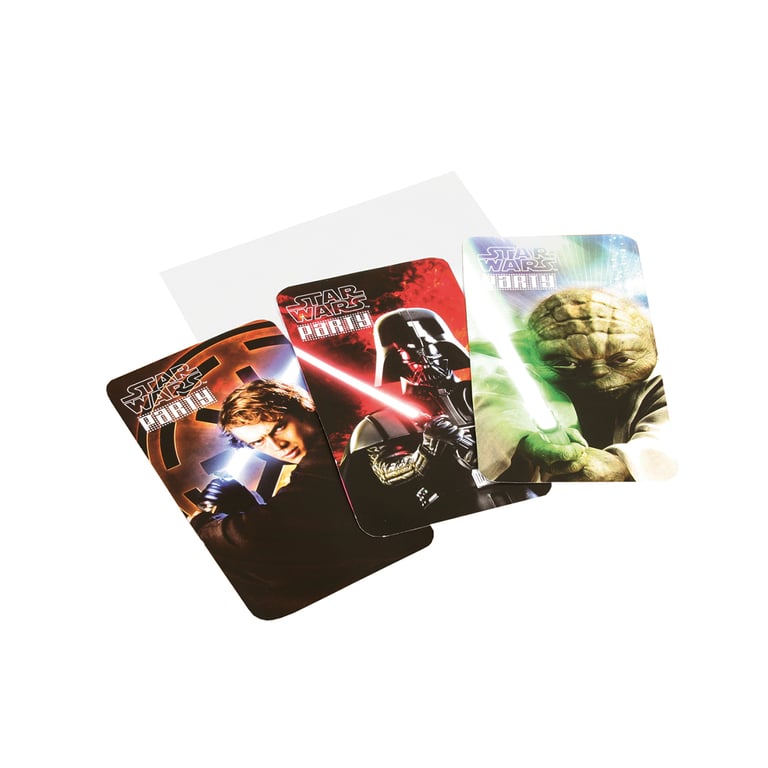 Kit Invitations Et Remerciements Star Wars Vintage 1997 – Hallmark – Avec Enveloppes – Neuf