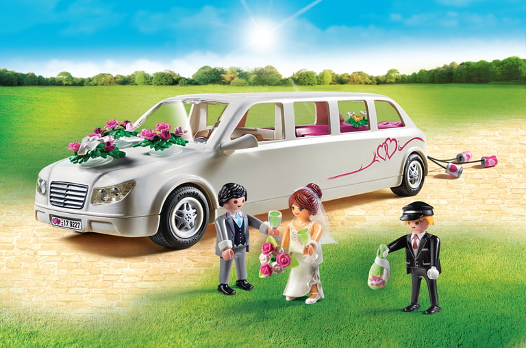 Playmobil 9227 Wedding Limo Building Set - Figures, Car, Champagne & Accessories For Kids - View #11